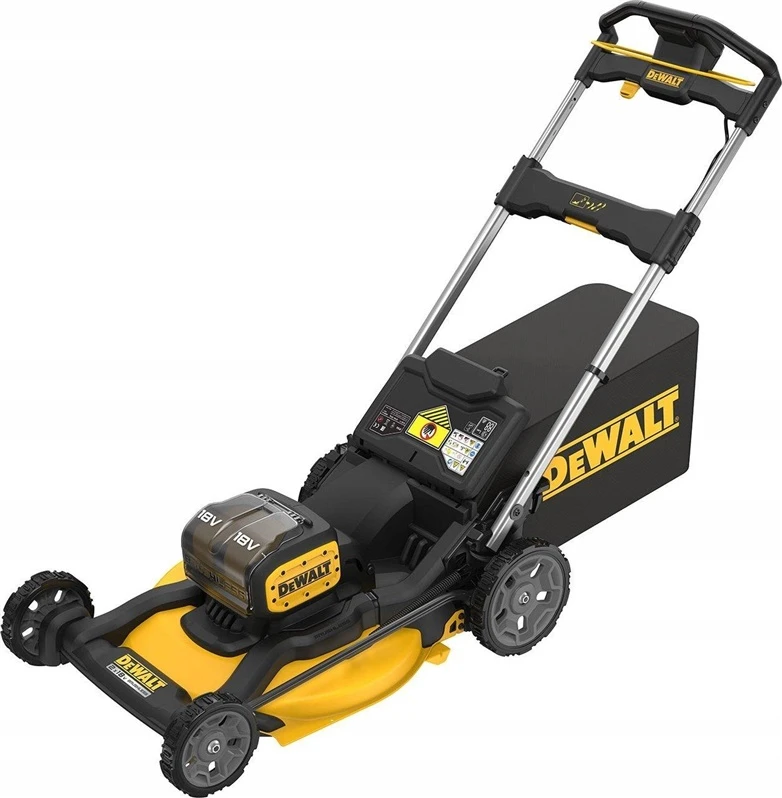 DEWALT stumiama akumuliatorinė vejapjovėDCMWP134N,  2x18V, 53cm, be akumuliatoriaus ir kroviklio