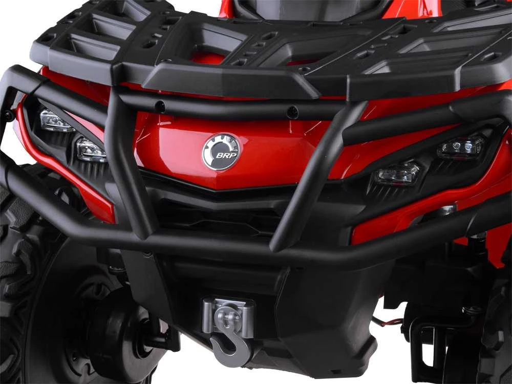 Jokomisiada Baterija varomas keturratis vaikams 2 asmenims CAN-AM OUTLANDER 4x4 LED panelė PA0326