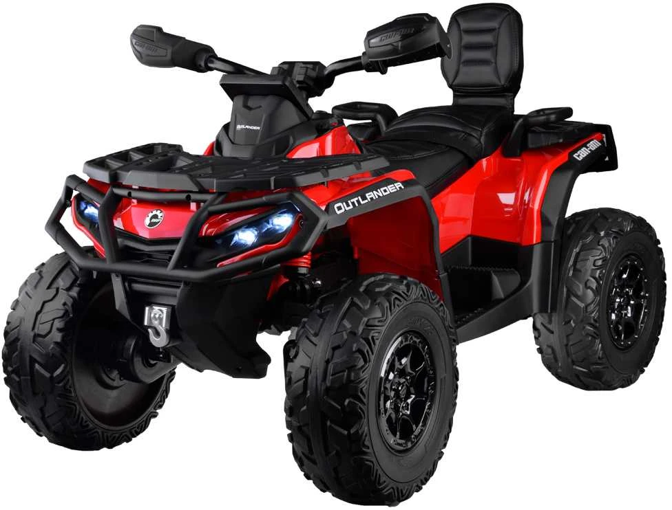 Jokomisiada Baterija varomas keturratis vaikams 2 asmenims CAN-AM OUTLANDER 4x4 LED panelė PA0326