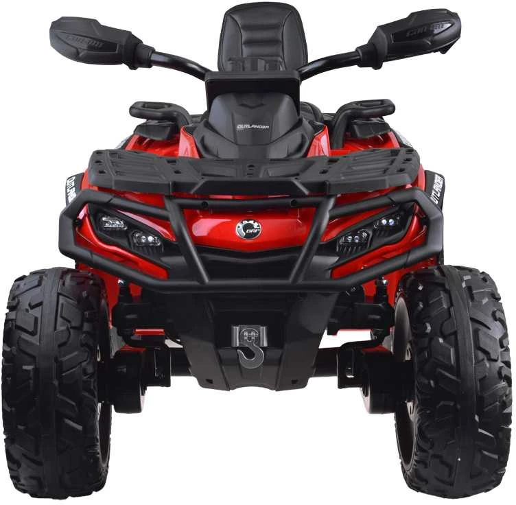 Jokomisiada Baterija varomas keturratis vaikams 2 asmenims CAN-AM OUTLANDER 4x4 LED panelė PA0326