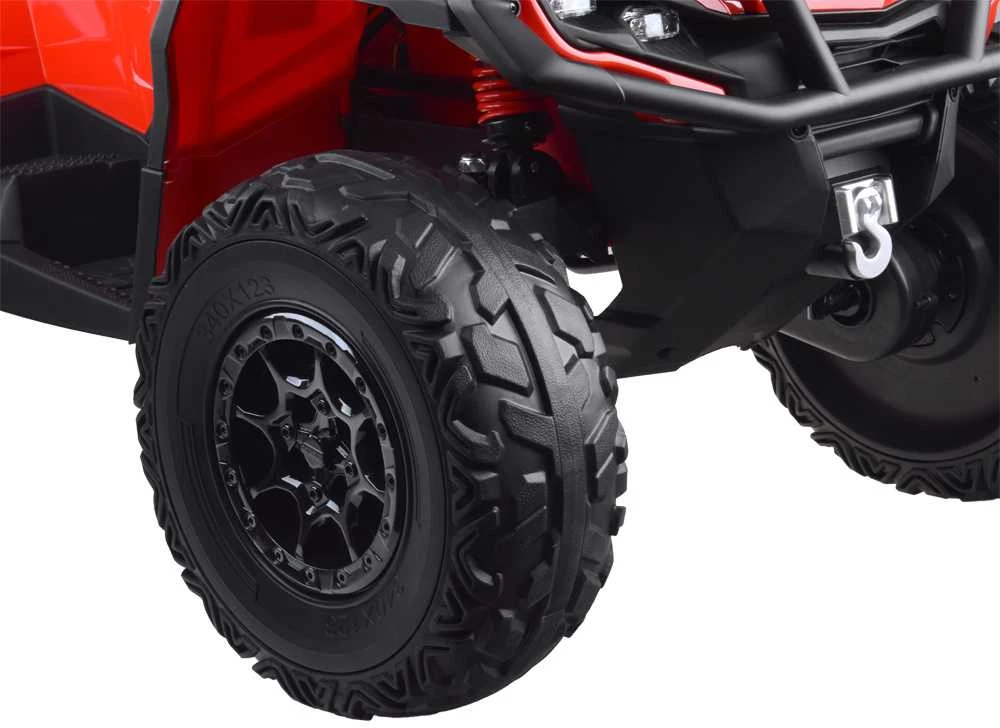 Jokomisiada Baterija varomas keturratis vaikams 2 asmenims CAN-AM OUTLANDER 4x4 LED panelė PA0326