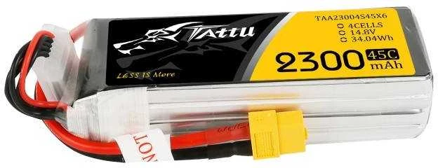 Gens Ace & Tattu Tattu 2300mAh 14.8V 75C 4S1P XT60 akumuliatorius