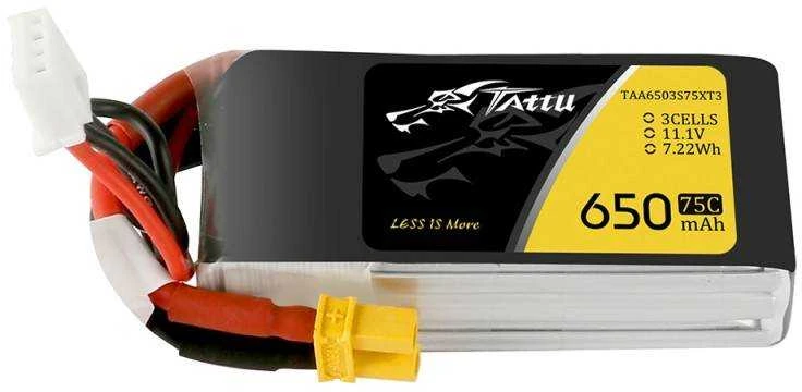 Gens Ace & Tattu Akumuliatorius Tattu 650mAh 11.1V 75C 3S1P