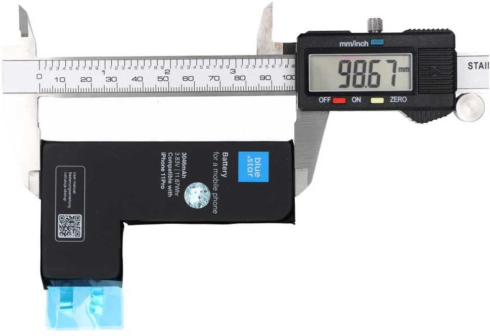 BlueStar Baterija be BMS iPhone 11 PRO 3046 mAh Blue Star HQ