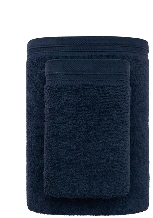 Bath towel Faro Tekstylia Bart dark mėlynas 90 x 50 cm
