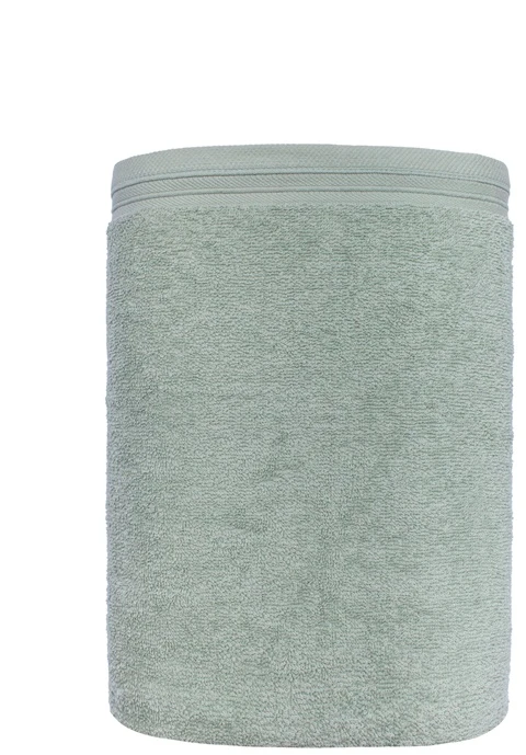 Bath towel Faro Tekstylia Bart. greenish color. 50 x 30 cm