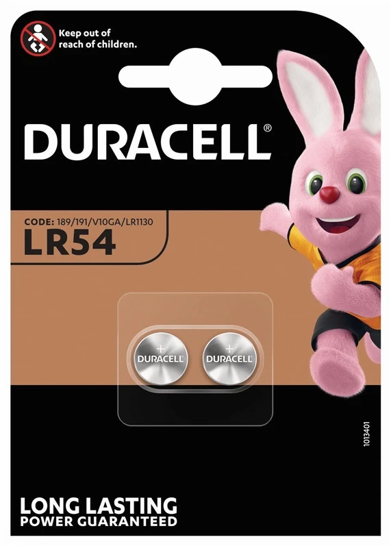 Duracell LR54 Vienkartinė baterija SR54 Šarminis