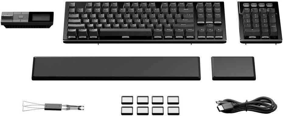 Klaviatūra žaidimams be quiet! Dark Mount be quiet! Silent Tactile su laidu mechaninė su pašvietimu juoda