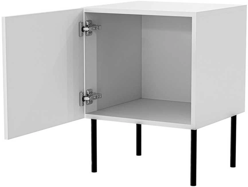 Cama Meble Bedside table 2 pcs PALAZZO BIS 45x39xH59 baltas matt