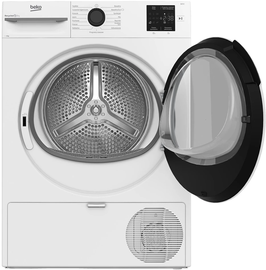 Beko BM1T38239W 8kg automatinė džiovyklė – Baltas