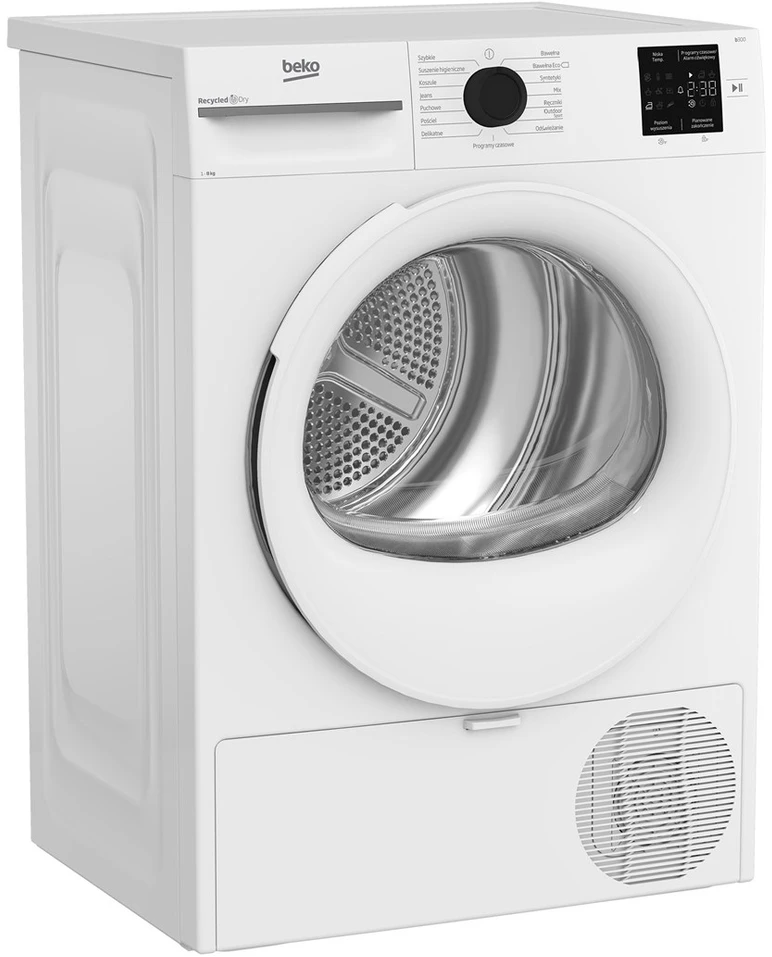 Beko BM1T38239W 8kg automatinė džiovyklė – Baltas