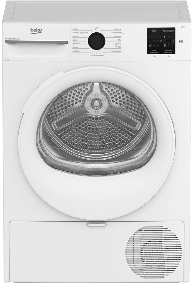 Beko BM1T38239W 8kg automatinė džiovyklė – Baltas