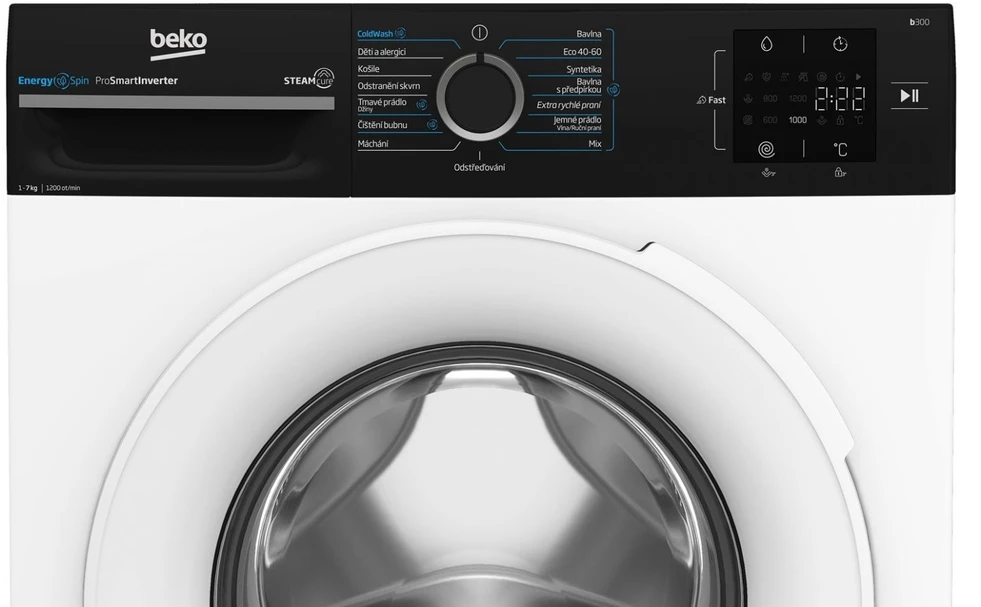 Skalbimo mašina BEKO BM3WFU3721WBW 7kg 1200 aps./min. Baltas