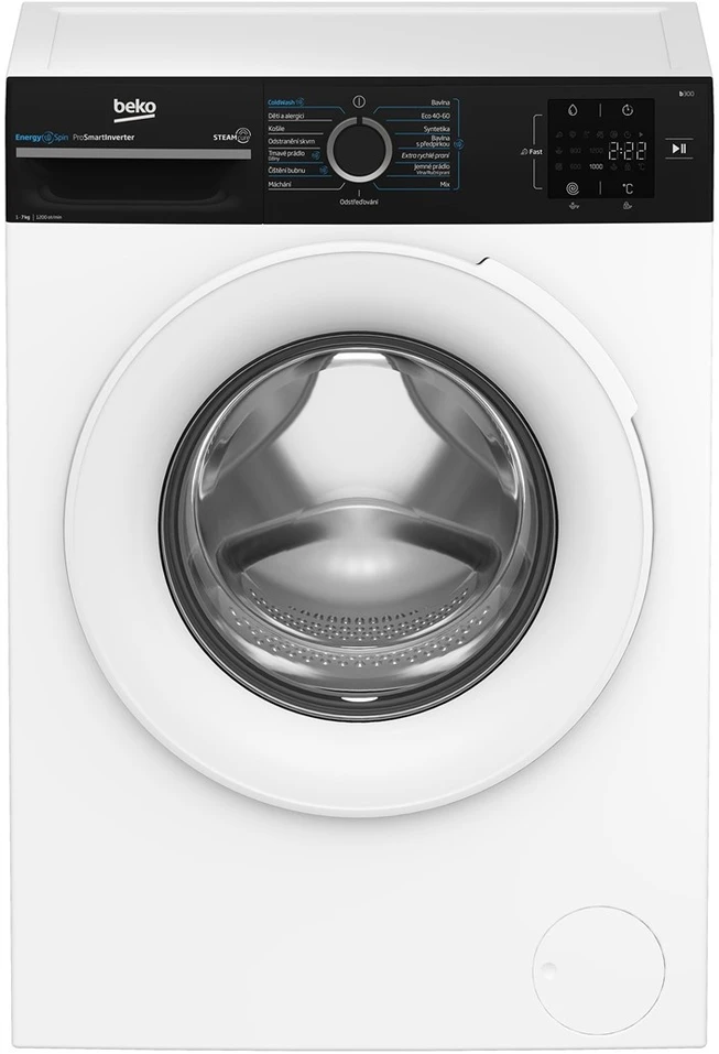 Skalbimo mašina BEKO BM3WFU3721WBW 7kg 1200 aps./min. Baltas