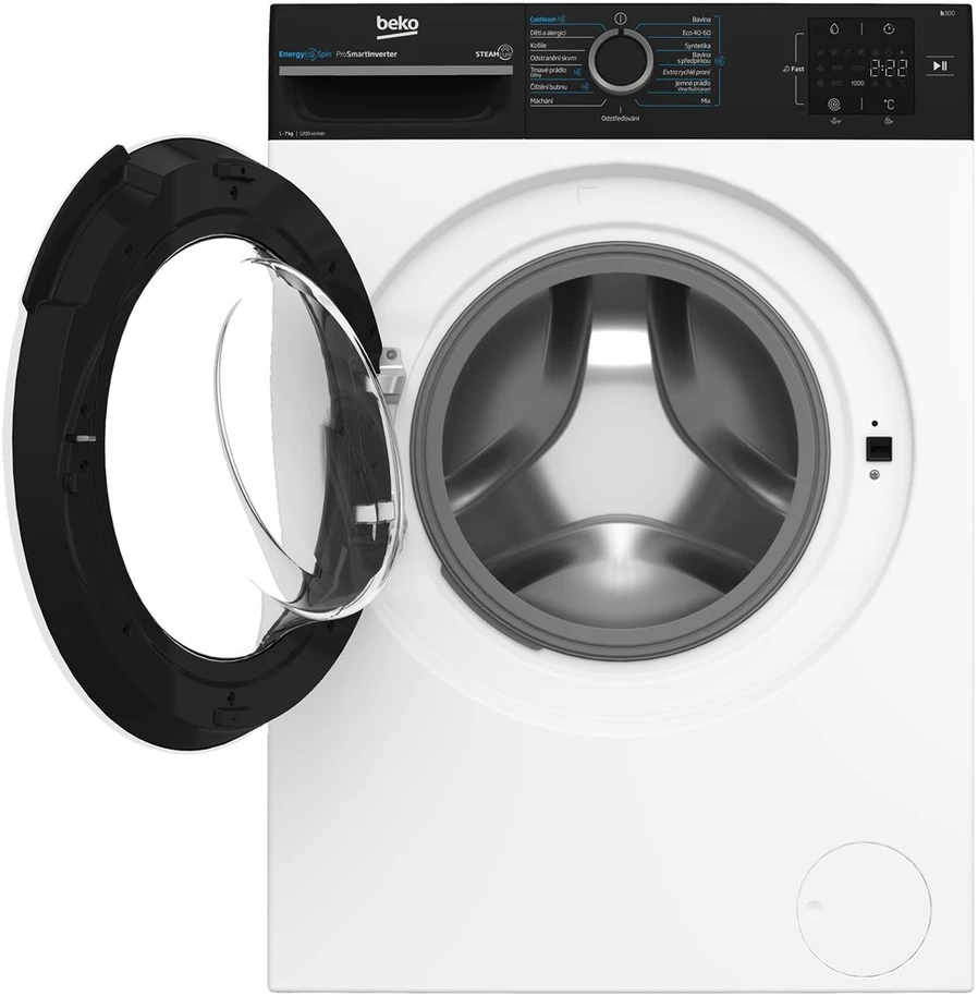 Skalbimo mašina BEKO BM3WFU3721WBW 7kg 1200 aps./min. Baltas