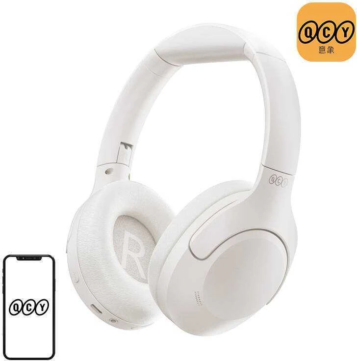 Belaidės ausinės QCY H3 lite, ANC (balta)