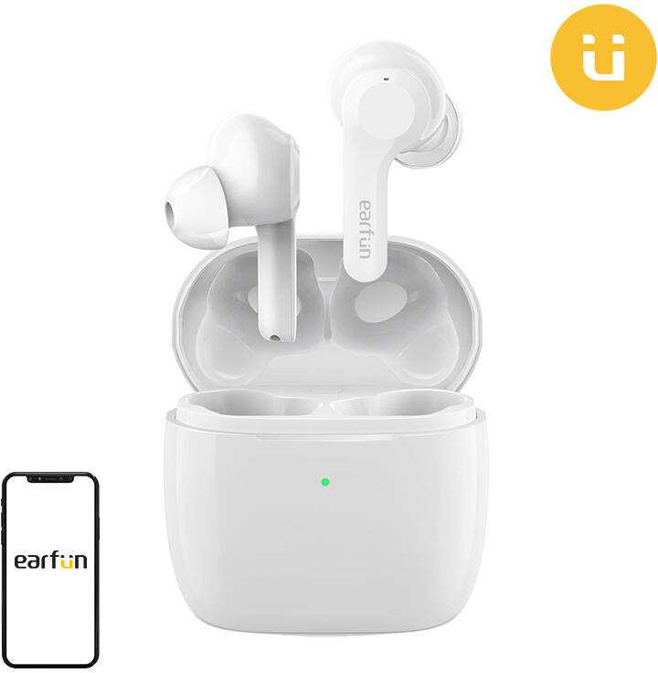 EarFun Air TWS ausinės, Baltos