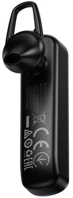 Belaidės mono ausinės (ENC, BT 6.0, 130mah) Hoco E201 juodas