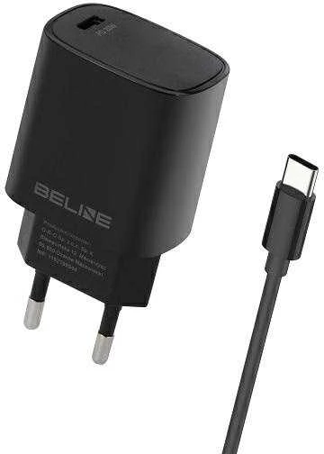 Beline Charger 1x USB-C 20W + cableUSB-C juodos spalvos /juodos spalvos PD 3.0 BLNCB20C