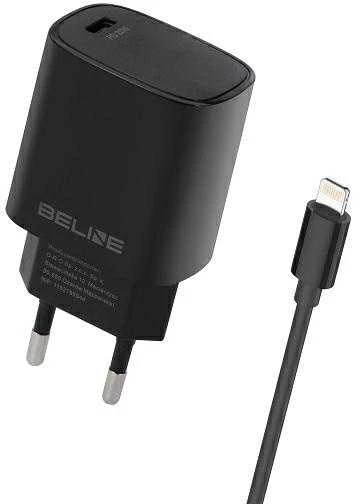 Beline Charger 1x USB-C 20W + lightning cable juodos spalvos /juodos spalvos PD 3.0 BLNCB20L