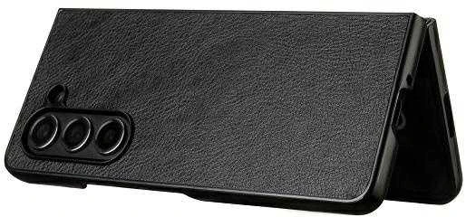 Beline Leather Dėklas Samsung Galaxy Z Fold 6 juodos spalvos