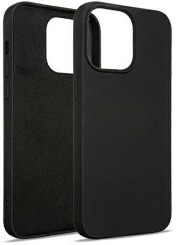 Beline Dėklas Silicone iPhone 14 Pro Max 6,7" juoda/juodas