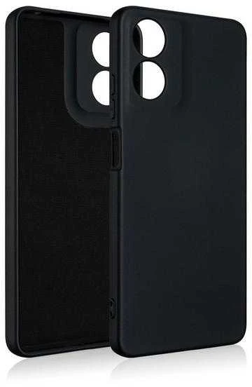Beline Silicone Dėklas Motorola Moto G04G04s E14 4G juodos spalvos