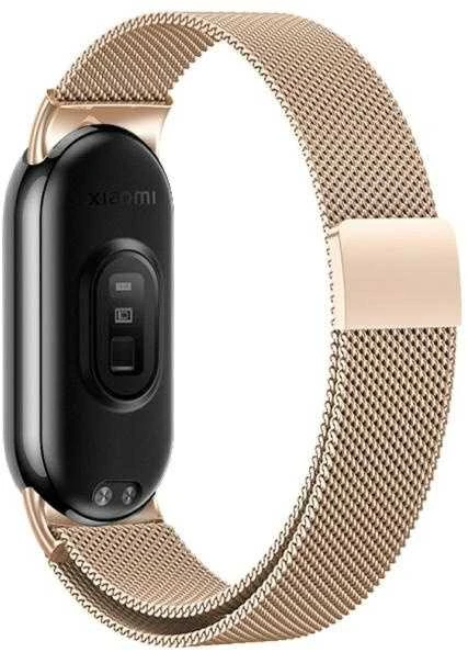 Beline Mi Band 10/9/8 Magnetic apyrankė Rose aukso spalvos