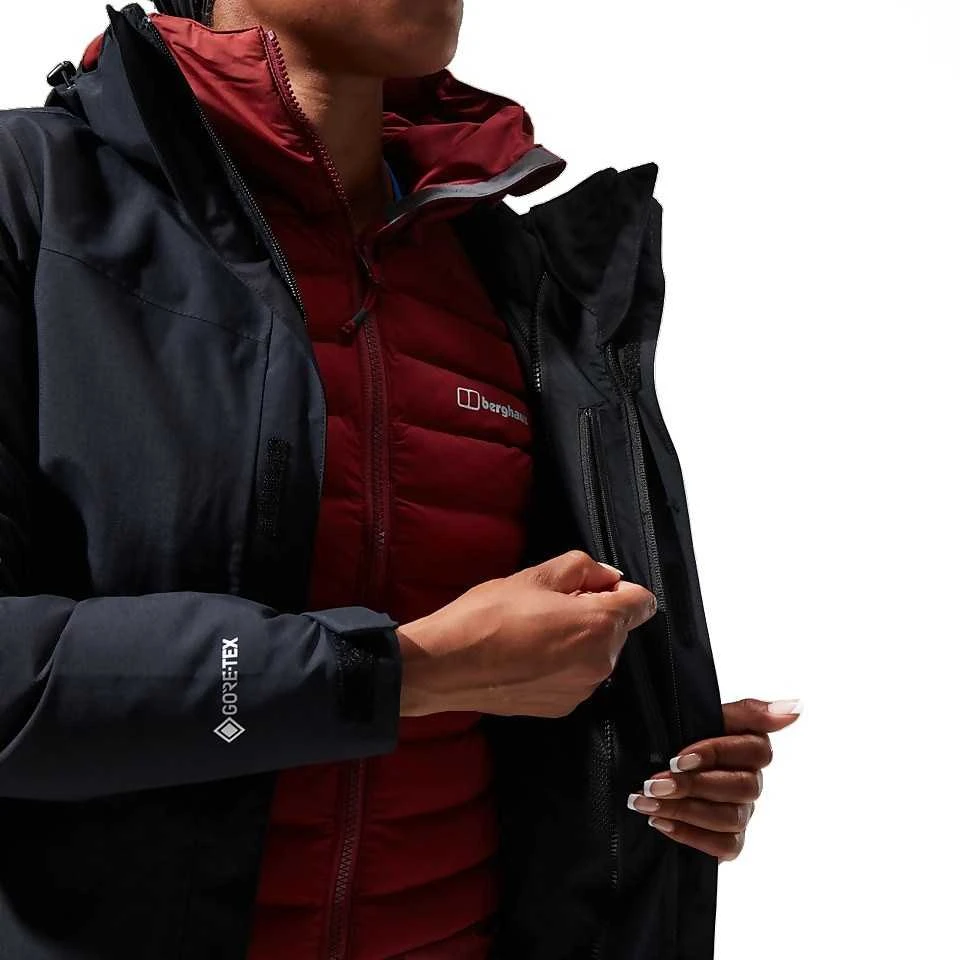 BERGHAUS Hillwalker Gore-Tex InterActive Jacket - women's jacket, dydis S (juodas)