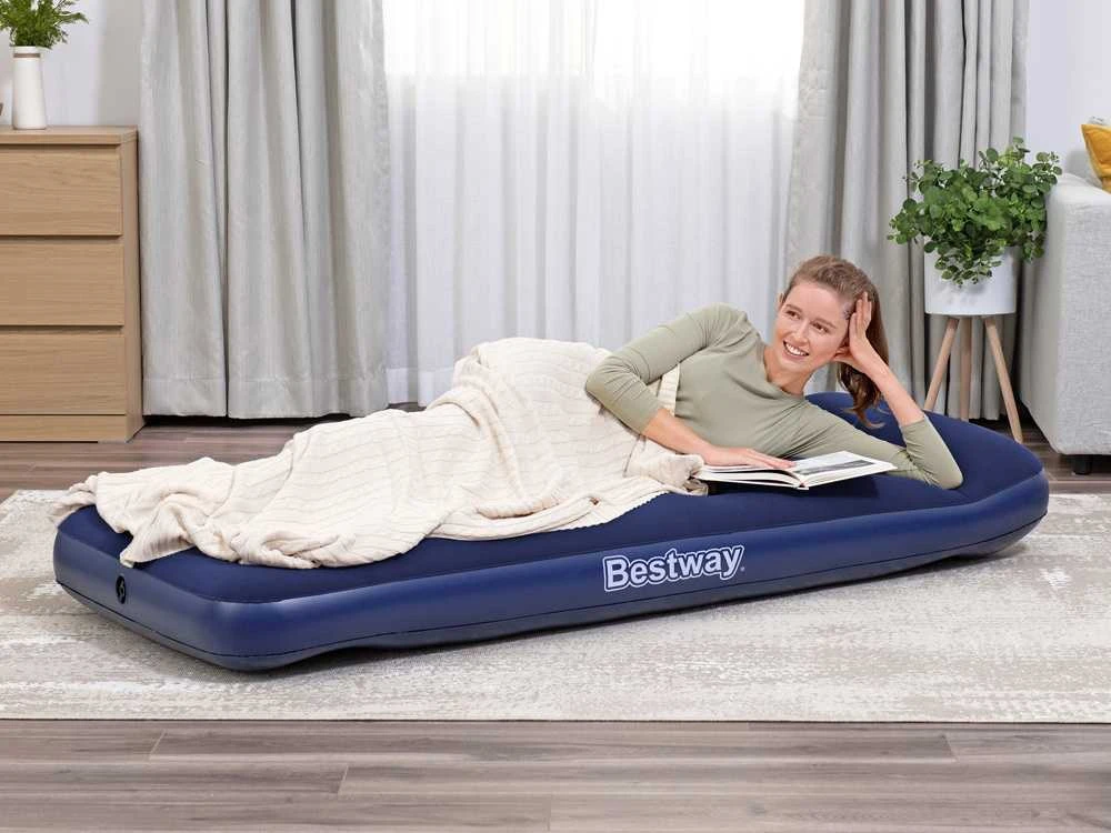 Pripučiamas vienvietis čiužinys Bestway 67223, Mėlynas