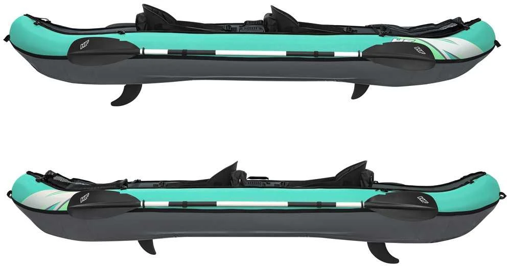 Bestway 2 asmenų kayak Ventura Elite X2 pripučiama valtis Hydro Force irklas 65052