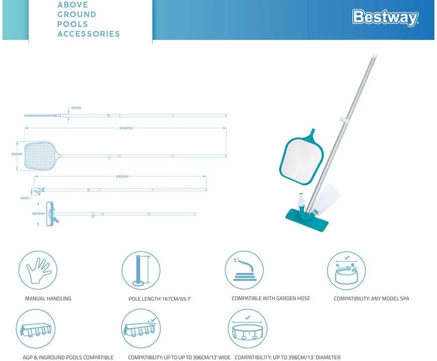 Bestway Flowclear Antžeminio baseino priežiūros rinkinys