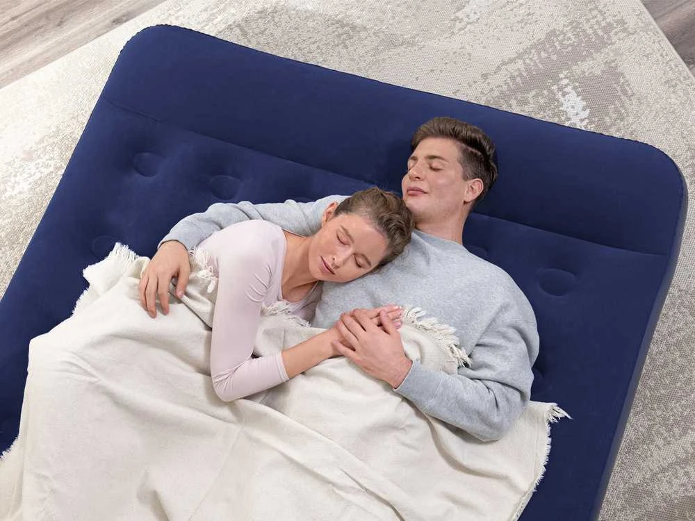 Bestway Air Mattress Queen pripučiamas čiužinys su įmontuota pompa 203x152 67226