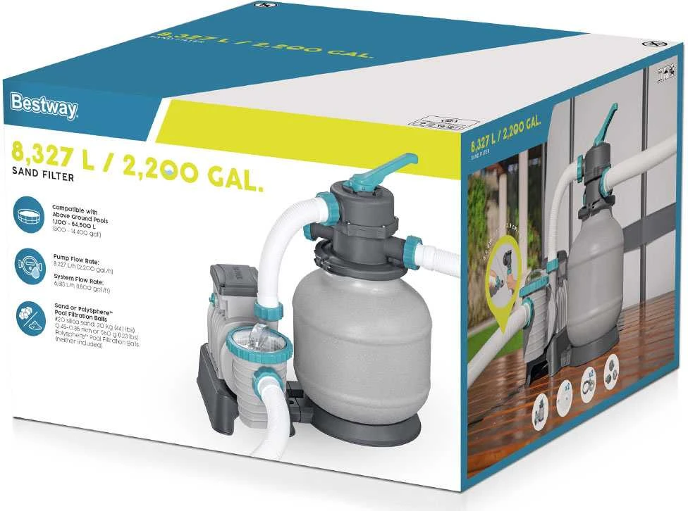 Bestway Basset smėlio siurblys 8327 l / h 58499