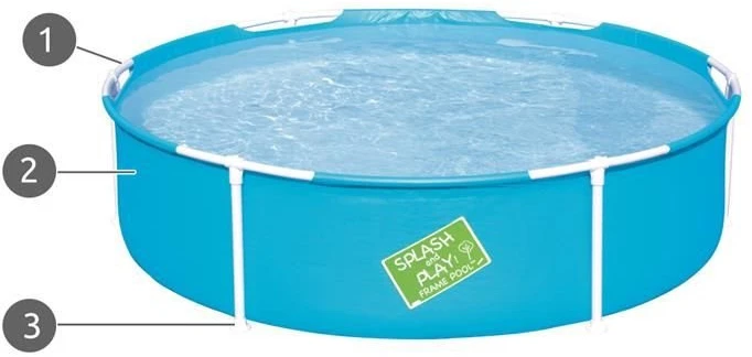 Karkasinis baseinas Bestway Steel Pro 56283