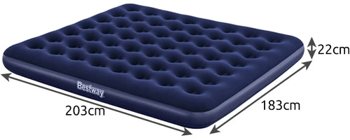 Pripučiamas čiužinys BESTWAY KING 203x183x22cm 67004-6249