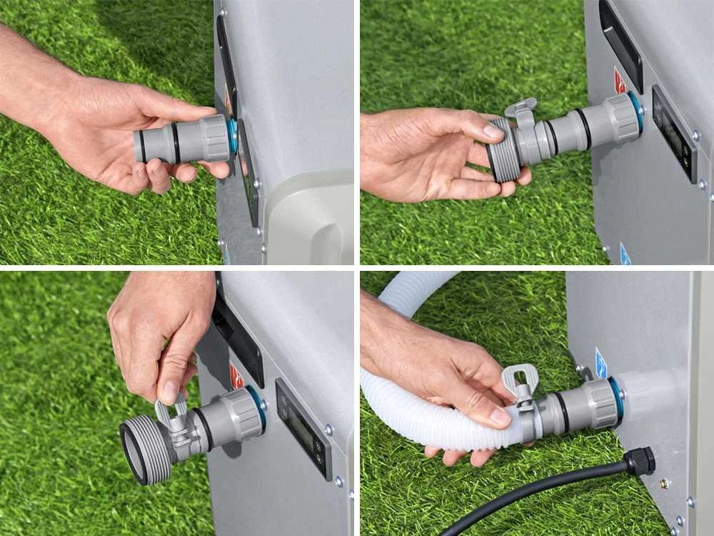 Bestway elektrinis baseino šildytuvas Flowclear šilumos siurblys 58748