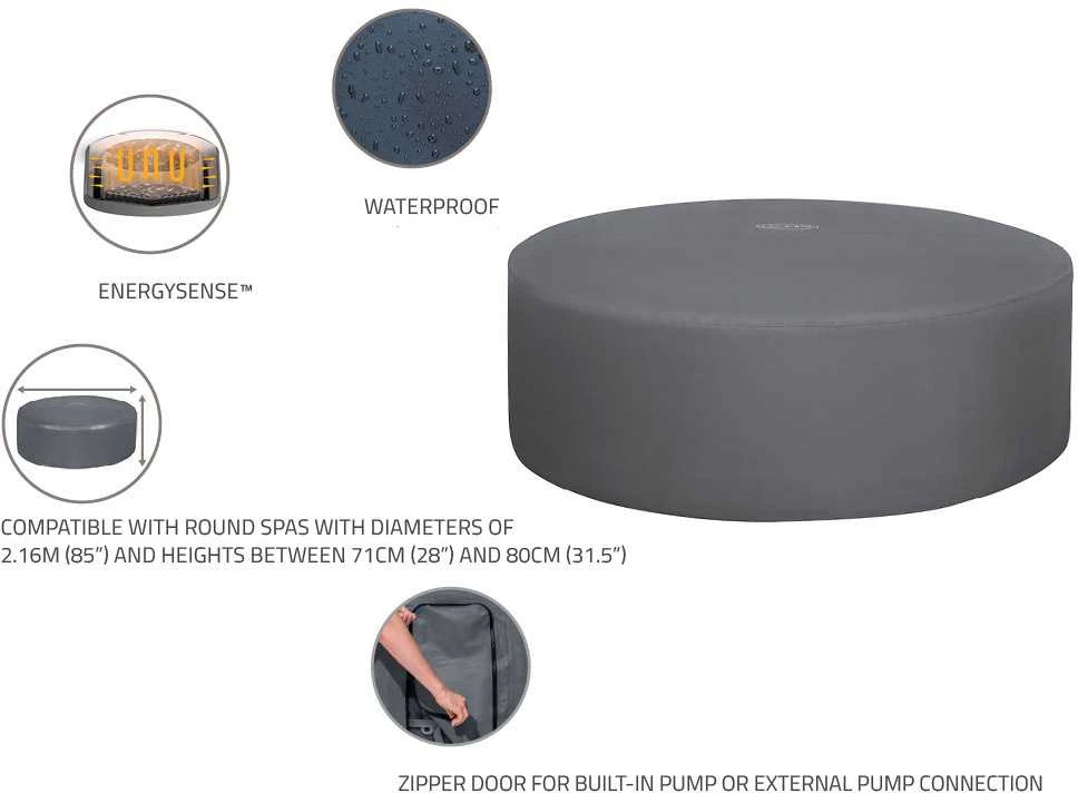 Bestway ENEGYSENSE terminis dangtelis Lay-Z-Spa 216 cm 60326