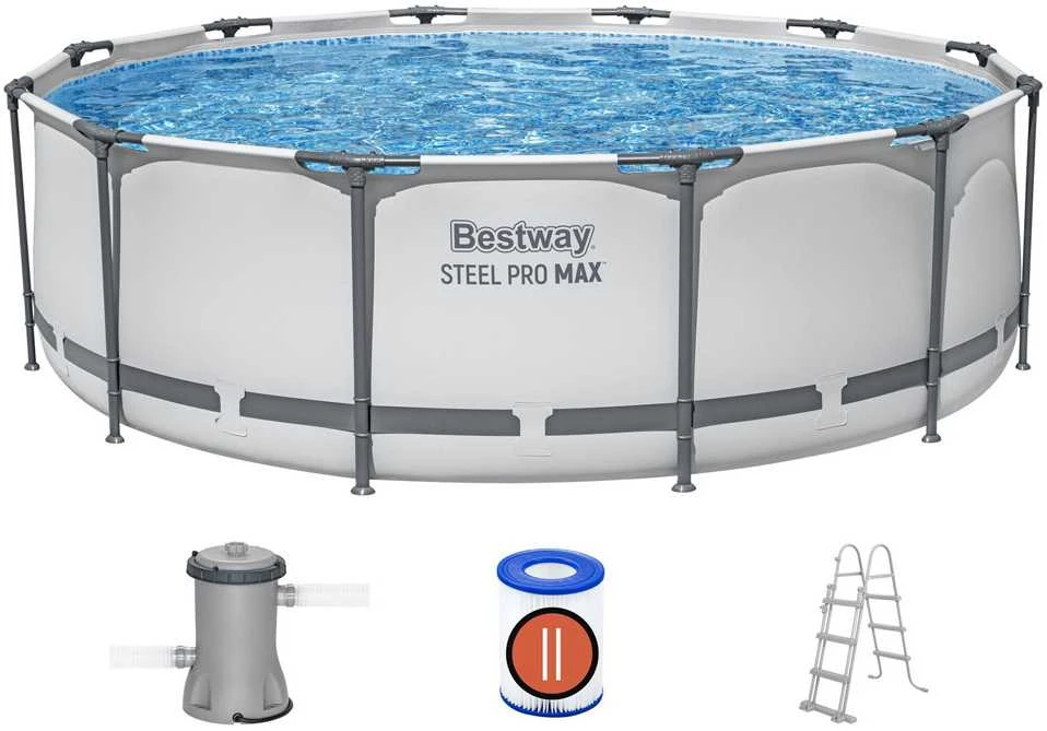 BestWay karkasinis baseinas su priedais