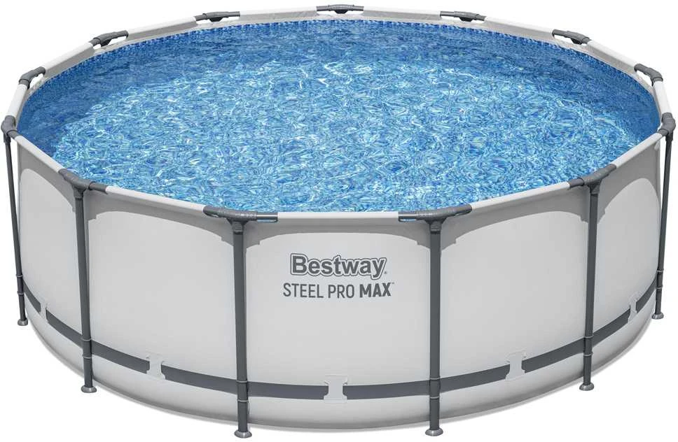 Rėminis baseinas 13 FT 396 x 122 cm plieno Pro Max BESTWAY