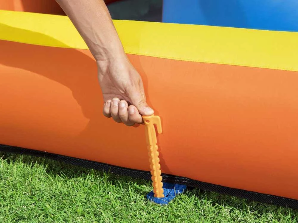 Bestway didžiulė VANDENS ŽAIDIMŲ AIKŠTELĖ 551x502x265cm čiuožykla 53377