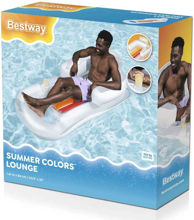 Bestway čiužinys su pripučiamu atlošu 1,61m 43028