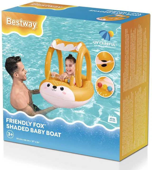 „Bestway“ pripučiama valtis „Fox 94 cm