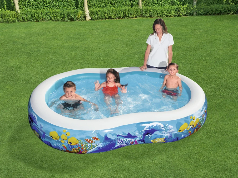 Bestway pripučiamas baseinas Koralinis rifas 262x157x46cm (54118)