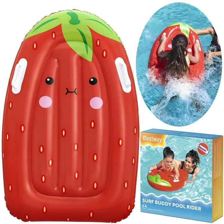 BESTWAY pripučiamas plaustas Surf Buddy 84cm x 56cm, assort., 42049