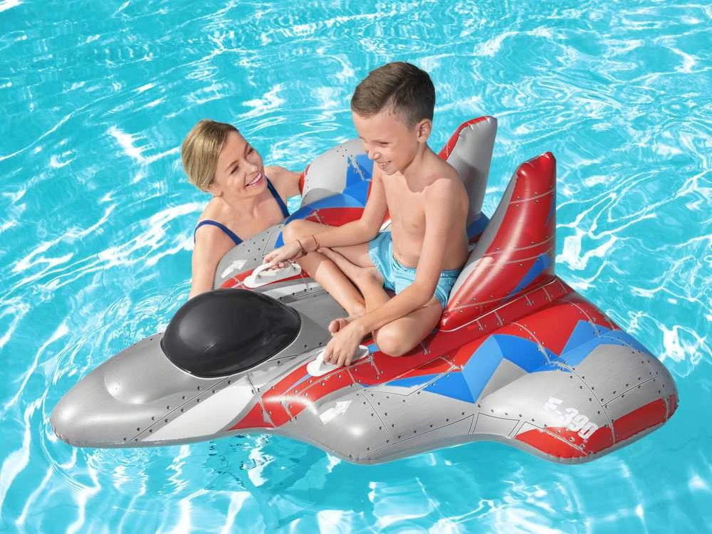BESTWAY pripučiamas čiužinys Galaxy Glider, 1.36m x 1.35m, 41443