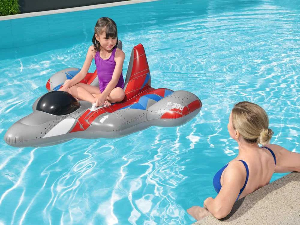 BESTWAY pripučiamas čiužinys Galaxy Glider, 1.36m x 1.35m, 41443