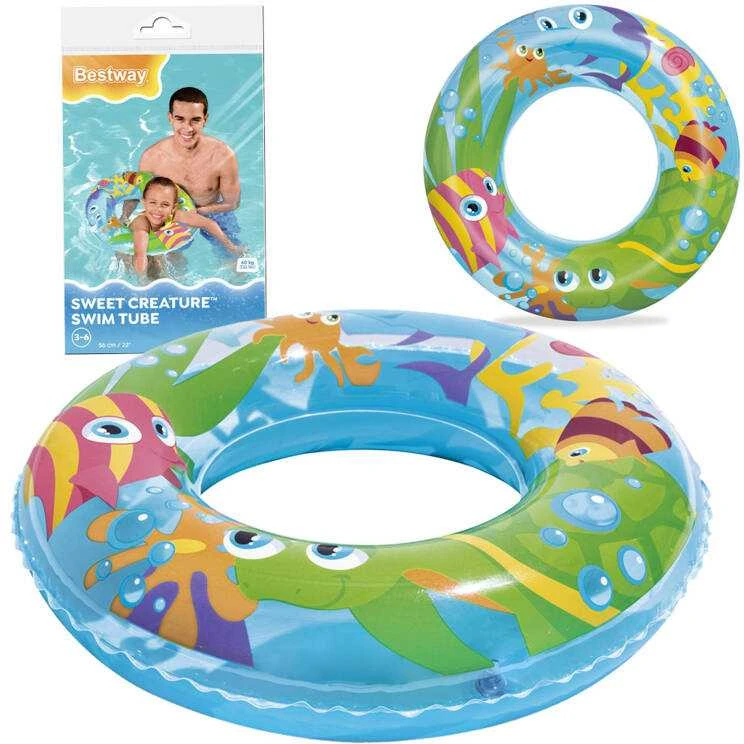 BESTWAY plaukimo ratas Designer, diametras 56cm, asort., 36013
