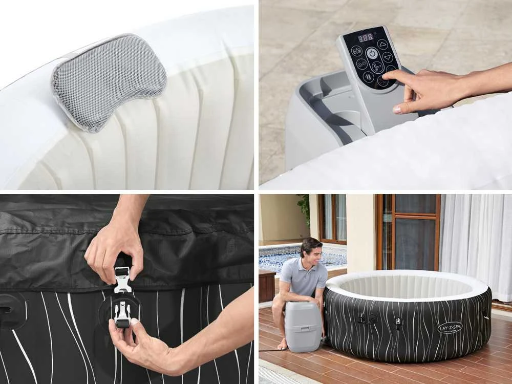 "Lay-Z-Spa" Holivudo sūkurinė vonia BESTWAY