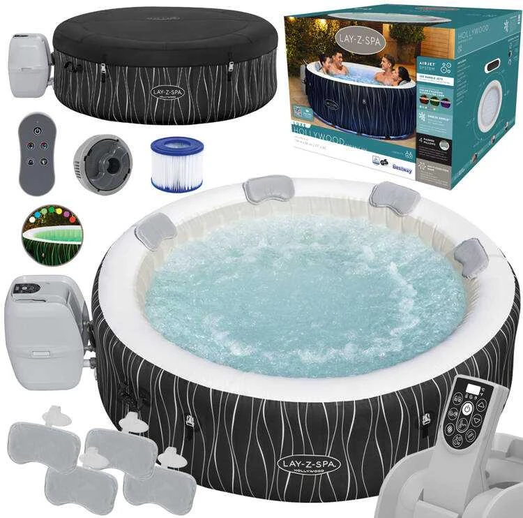 "Lay-Z-Spa" Holivudo sūkurinė vonia BESTWAY